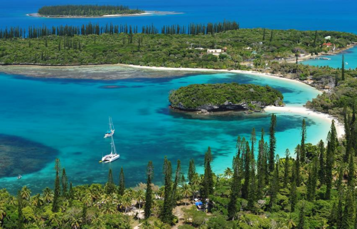 Bay of Kanumera in the renown Isle of Pine.